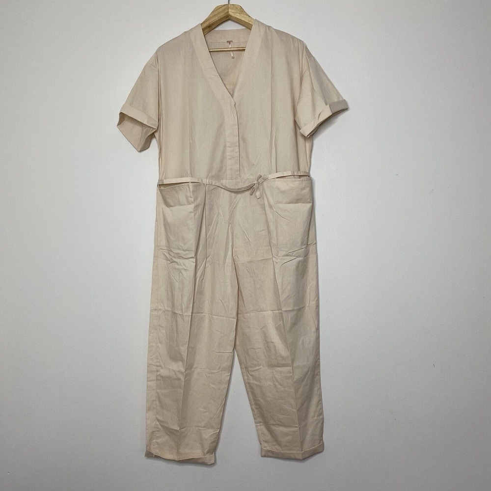 Free People Endless Summer Feels So Right One Piece Ivory Jumpsuit Women Size XS - Picture 1 of 16